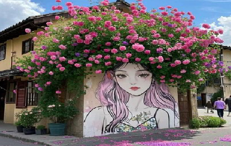 武平怎么设计网红打卡墙绘