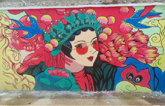 武平墙体彩绘-网红墙