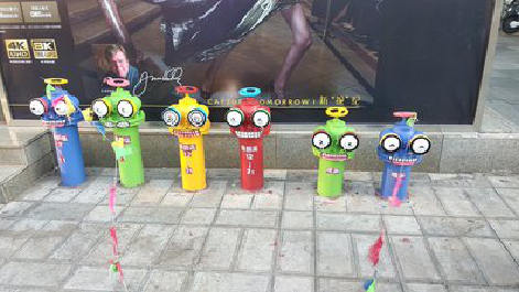 武平商业区彩绘